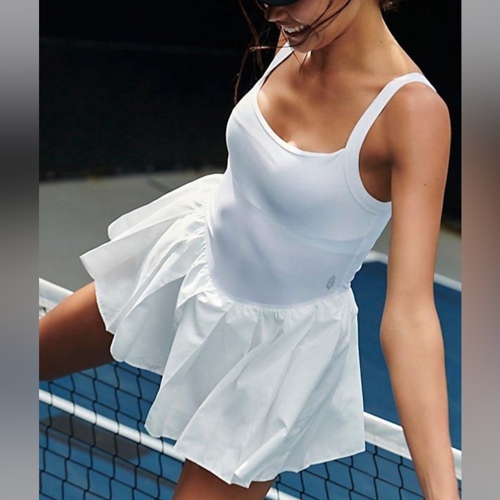Free People Swing of Things Skortsie Dress Womens Sleeveless - NEW WITH TAGS 🩶XL